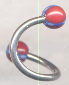 BJ#51 Dz Battle Flag  Spiral  Belly 10mm 