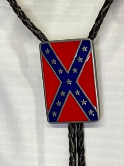Bolo Tie Battle Flag Sold Individually - Bolo Battle Flag