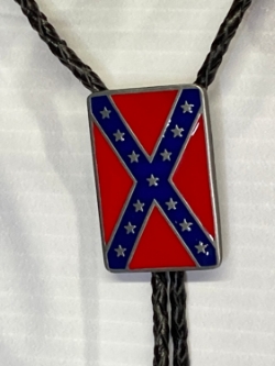 Bolo Tie Battle Flag Sold Individually 