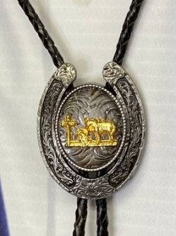 Western Style bolo Tie - Christian Cowboy Style - Western Bolo Tie Western