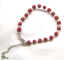 Bracelet 14 Battle Flag beaded Anklet/Bracelet 