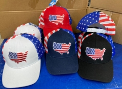 USA Map Mesh Cap 