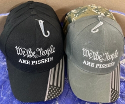 We The People Are Pissed Cap.  Sold individually, but cheaper by the assorted dozen 