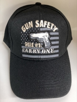 Gun Safety Rule #1 Cap, Black  - CP437