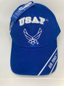 USAF Air Force Wings on Blue Cap CP 501 