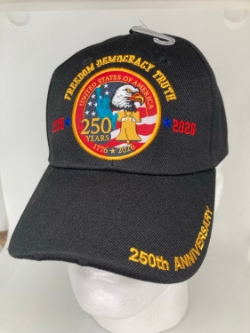 250th Anniversary Cap with  Eagle,US flag, and Liberty Bell Patch CP503 