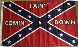 I Aint Coming Down Battleflag 