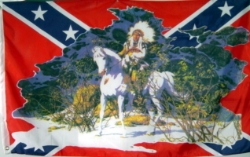 Indian Chief on Horse Confederate 
