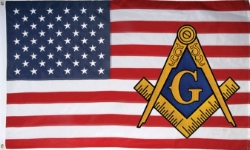 US Flag withMason Sign 