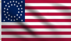35 Star Union (Circular) Flag 