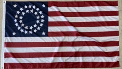 35 Star Union Flag, 3x5 Poly (low price, promotional quality) 