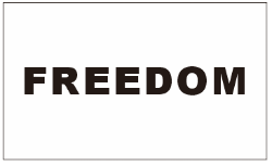 Freedom White Poly Flag 3x5 Charlie Kirk, Freedom