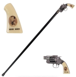Jessie James Pistol Walking Cane 36" Lone 