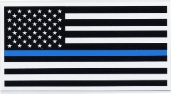 HBS 254 US Blue Lives Matter Sticker 