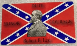 Battle Flag Robert E Lee Duty Honor Couragr HBS 284 