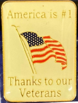 HP1843   America is #1 Thanks To Our Veterans Dozen 
