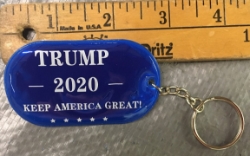 KR21  Blue*Squishy, Shiney, Bendable Trump 2020 Key Chains (dz) 