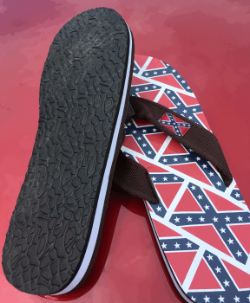 Unisex Battle  Flag Flip Flops 
