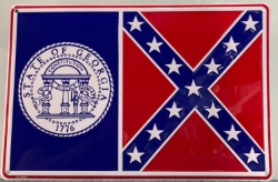 Old Georgia Metal Sign 12" x 18"  