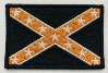 P153 Orange and Black Battle Flag Patch 