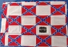 Pillow Case White with Battle Flag 1 Each 
