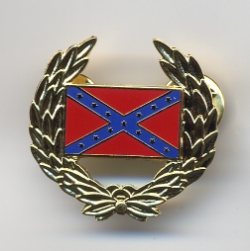 1 1/8" x 1 1/8"  Wreath/Battle Insignia. Sold by piece 