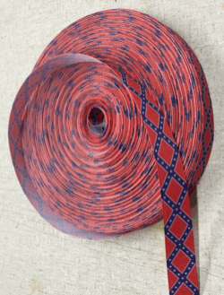 Ribbon 100, 50 yards by 1/2"  cloth Battle Flag Ribbon 