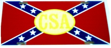 Battle Flag with Gold CSA in the Middle 