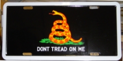 Tag 52 Black Gadsden Car  Tag 
